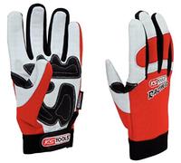 KS TOOLS Gants de mécanicien en cuir, amortisseur de vibrations, 10