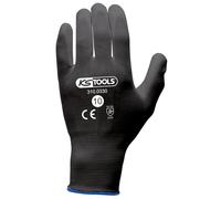 Gants microfibres noirs, T.9, 12 paires KS TOOLS - 310.03 T10