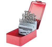 KS TOOLS 330.2613 - Coffret de 25 Forets HSS-G Meulés, Ø1,0-13,0 mm - Outillage Mécanique et Industrie - Outils et Accessoires de Perçage - Angle de Pointe de 118° et Dureté Jusqu’à 900 N/mm2. Gris