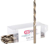 KS Tools 330.3042 Lot de 10 Forets HSS-CO au cobalt 4,2 mm | Lot de 10 forets HSS-Co au cobalt, Ø4,2 mm, acier HSS