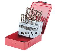 KS Tools 330.3610 - Coffret de 19 Forets HSS-CO Meulés, Ø1,0-10,0 mm - Outillage Mécanique et Industrie - Outils et Accessoires de Perçage - Angle de Pointe de 130° et Dureté Jusqu’à1100 N/mm2