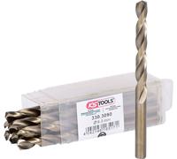 KS Tools Forets HSS-Co au cobalt Ø 9,0 mm x 125 mm Lot de 10