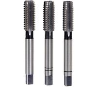 KS Tools - Jeu de 3 tarauds à main 331.0180 - HSS M18 - Résistant aux hydrocarbures - Gris