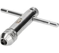 KS Tools Porte-taraud 3310665 Réversible à cliquet M5-M12 100 mm Gris