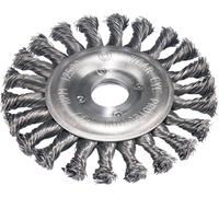 KS Tools 340.0046 Brosse ronde en acier inoxydable 0,5 mm, Ø 115 mm