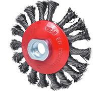 KS Tools 340.0048 - Brosse Acier Torsadé 0,5 mm, Ø 100 mm