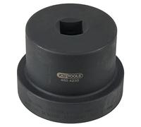 KS Tools 460.4235 clé pour écrous d'essieu 1" avec collerette de guidage | Douille 12 pans pour écrou de moyeu avec guide, 95 mm, chrome vanadium, résistant