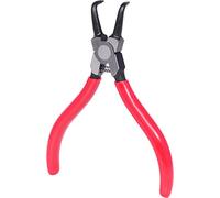 KS Tools - Pince à circlips intérieur - 500.1031 - coudée 90° 130 mm - Rouge/Noir