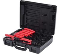 KS TOOLS 500.1320 Coffret de pinces à circlips intérieur et extérieur, 10 pièces Noir