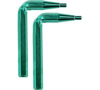 KS TOOLS 500.7027 - Pointes coudées pour Pinces à Circlips - Double Articulation - 2 Pièces - 1,3 mm