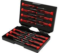 KS Tools 500.7170 Coffret de 14 tournevis électroniques Fente | Coffret de 14 tournevis électroniques Fente, PHILLIPS® et TORX®, outillage professionnel, chrome vanadium