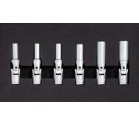 KS Tools 500.7300 Module douilles à bougie 3/8" articulées 6 pièces