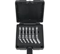 KS Tools 500.7320 - Douilles cardan 6 pans 3/8'' spécial bougies de préchauffage - Pour les endroits difficiles d'accès - En Chrome Vanadium - Finition satinée - 6 pièces