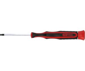 KS Tools 500.7793 Tournevis pour mécanique de précision, 6 pans creux | Tournevis éléctronique 6 pans à tête sphérique, 7/64'', chrome vanadium, vissage précis