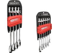 KS Tools - 503.4250 - Clés mixtes à cliquet GEARPLUS - Jeu de 10 clés mixtes à cliquet à la forme droite - 72 dents - 8-19 mm