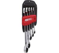 KS Tools Jeu de clés mixtes 503.4255 cliquet GEARplus – 5 pièces 8–19 mm