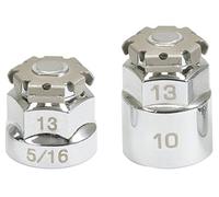 Ks Tools 503.4294 - Jeux de 2 Adaptateurs RING STOP® - Gamme GEARplus® - 10 mm et 5/16" - En chrome Vanadium - Finition Satinée