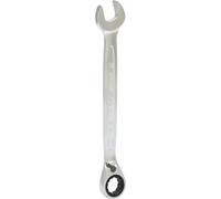 KS Tools Clé mixte à cliquet réversible 503.4615-E Chrome Plus 72 dents 15 mm sur support