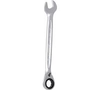 KS Tools Clé mixte à cliquet réversible 503.4624-E Chrome Plus 72 dents 24 mm sur support