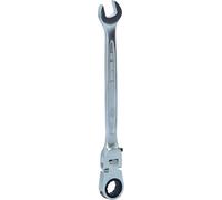 Ks Tools 503.4808 - Clé mixte à cliquet à tête inclinable à verrouillage - Gamme GEARplus® - 8 mm - En chrome Vanadium - Finition Satinée