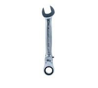 Ks Tools 503.4818 - Clé mixte à cliquet à tête inclinable à verrouillage - Gamme GEARplus® - 18 mm - En chrome Vanadium - Finition Satinée