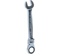 KS Tools Clés mixtes à cliquet 503.4818‑E – tête inclinable 180° – verrouillage GEARplus – 18 mm