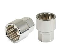 KS Tools 503.4978 - Douille traversante RING STOP® 12 pans - 8 mm - Gamme GEARplus® - En Chrome Vanadium - Finition satinée
