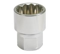 KS Tools 503.4987 - Douille traversante RING STOP® 12 pans - 17 mm - Gamme GEARplus® - En Chrome Vanadium - Finition satinée