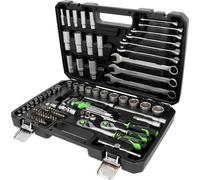 KS Tools 512.0092 COMPETITION 1/4\ + 3/8\ Steckschlüssel -Satz Douille 512.0092