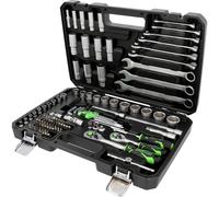 KS Tools 512.0092 COMPETITION 1/4 + 3/8 Steckschlüssel -Satz Douille 512.0092