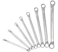 KS Tools 512.0218 Jeu de clés à œil doubles 8 pièces