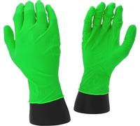 KS Tools 512.0463OP COMPETITION Boîte de 10 x 50 gants en nitrile Vert Taille L