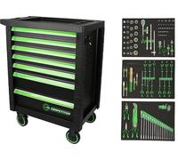 KS Tools 512.3119 Competition Servante d'atelier avec 7 tiroirs et 119 Outils Haut de Gamme