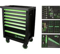 KS TOOLS COMPETITION Servante d'atelier avec 7 tiroirs et 119 outils d'excell...