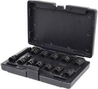 KS Tools 515.0112 - Coffret de Douilles à Choc 6 Pans 1/2' - Caisse à Outil en Compacte - Outillage Mécanique Avec Clé à Cliquet, 10 Douilles, Cardan, Rallonge - 12 Pièces