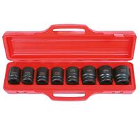 KS Tools 515.0208 - Coffret de douilles à chocs 3/4'' - En Chrome-Molybdène de haute qualité - Uniquement pour utilisation à chocs - 8 pièces
