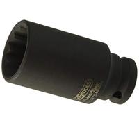 KS TOOLS 515.0975 - Douille longue à chocs 12 pans 1/2" - 29mm - En Chrome Molybdène - Uniquement pour utilisation à chocs. Noir