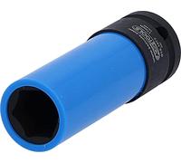 KS Tools Douille à choc 515.1073 1/2" 17 mm Revêtement ABS Chrome-Molybdène Bleu