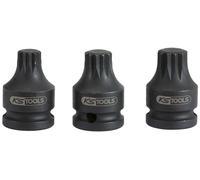 KS Tools 515.1171 - Douille à chocs courte 1/2'' XZN, M14 - L. 43 mm - Uniquement pour utilisation à chocs - En Chrome-Molybdène