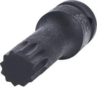KS Tools 515.1176 - Douille à chocs longue 1/2'' XZN, M18 - L. 75 mm - Uniquement pour utilisation à chocs - En Chrome-Molybdène