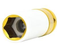 KS TOOLS 515.2019 - Douille à chocs 1/2", revêtement ABS pour jantes aluminium, 19 mm - Spécial montage/démontage de roue - En Chrome Vanadium