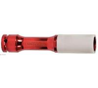 KS Tools 515.2042 Douille à chocs revêtement ABS extra longue 21 mm Rouge
