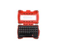 KS Tools - 515.2301F - Mini coffret d'embouts de vissage à chocs - embouts visseuse 1/4" L.25 mm - coffret d'embouts vissage 31 pièces