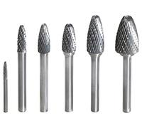 KS Tools 5153262 Fraise sur tige Carbure de tungstène Longueur 61 mm Dimension produit, Ø 6 mm