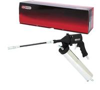KS Tools Pompe à graisse pneumatique 515.3900 – 400 ml, 6.3 bar, tuyau flexible, buse et tuyère