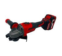 KS Tools - 515.4735F - Meuleuse d'angle sur batterie 125mm livrée avec un chargeur et 2 batteries 4ah meuleuse sans fil brushless Puissance 18 V - 1200w - Meuleuse 125