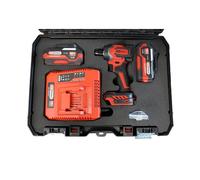 KS Tools Visseuse à chocs 515.4745F – 18 V 230 Nm brushless, 2x4Ah, coffret, embouts 1/2" et 1/4"