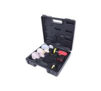 KS Tools - 515.5110 - Mini-ponceuse 2,5 mm - Ponceuse excentrique pneumatique - Polisseuse voiture et accessoires - Livré en coffret avec raccord rapide 1/4"