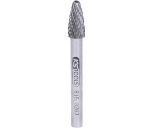 KS Tools 5153263 Fraise sur tige Carbure de tungstène Longueur 65 mm Dimension produit, Ø 6 mm