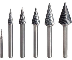 KS Tools 5153271 Fraise sur tige Carbure de tungstène Longueur 38.5 mm Dimension produit, Ø 3 mm